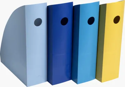Produktbild von EXACOMPTA Stehsammler MAG-CUBE Bee Blue A4+ türkis