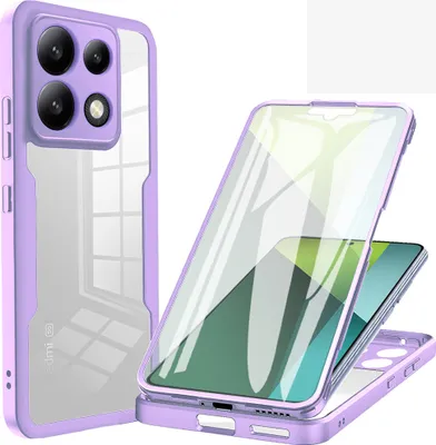 Obrázek produktu pro Pouzdro pro Xiaomi Redmi Note 13 5G, 360° celotělová ochranná pouzdro s ochranou displeje Fialová