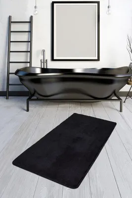 Produktbild von Bosdela Badezimmerteppich Set - 70x120 cmSchwarz
