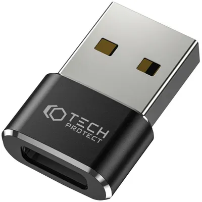 Image de Tech-Protect Adaptateur Ultraboost Usb vers Type-C Noir