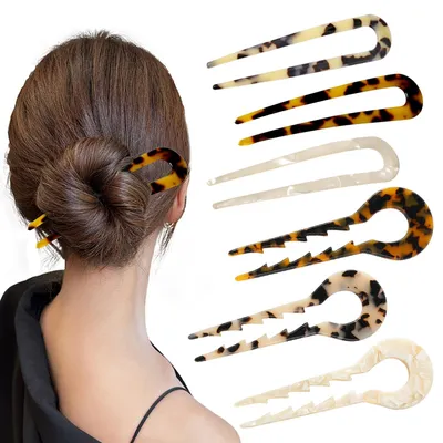 Productafbeelding van Franse Haarklemmen Set van 6 - U-vormig