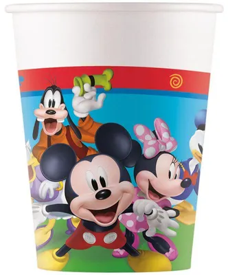 Zdjęcie produktu dla Kubek papierowy Mickey 200 ml | 8 sztuk