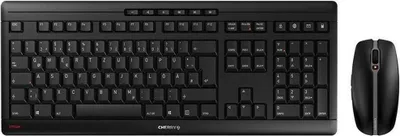 Obrázek produktu pro CHERRY Stream Desktop, Plná velikost (100 %), Bezdrátový, RF bezdrátový, AZERTY, Černá, Obsahuje myš