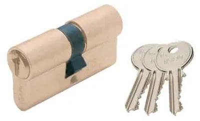 Zdjęcie produktu dla Cylinder profilowany z podwójnym profilem, mosiężny „F5” ISEO 56 mm (23+10+23)