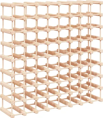 Obrázek produktu pro vidaXL Stojan na víno na 72 lahví 90,5x23x90,5 cm z masivního borovicového dřeva