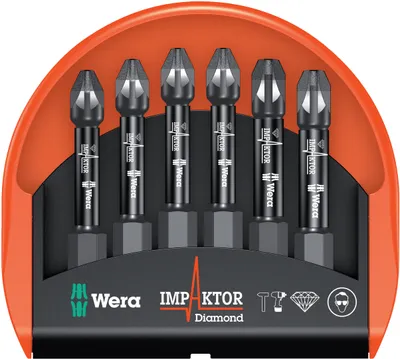 Immagine prodotto di Wera Mini-Check Impaktor 3 Kreuzschlitz-PZ 6tlg. (05057692001)