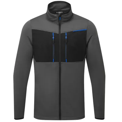 Productafbeelding van Portwest T756 WX3 Tech Fleece jas met volledige rits, kleur: metaalgrijs, maat: M