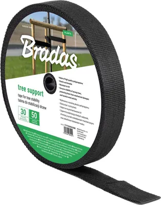 Produktbild von Bradas Baum-Bindeband PP 30 mm x 50 m schwarz