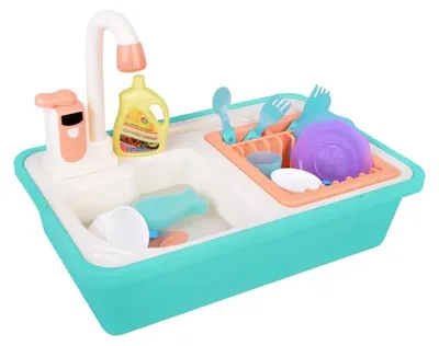 Image de Évier de cuisine EAU Évier pour enfants Robinet Vaisselle ZA5247