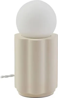 Produktbild von Lindby Tischleuchte Nielson, beige, Höhe Schirm 8,5 cm, Gips