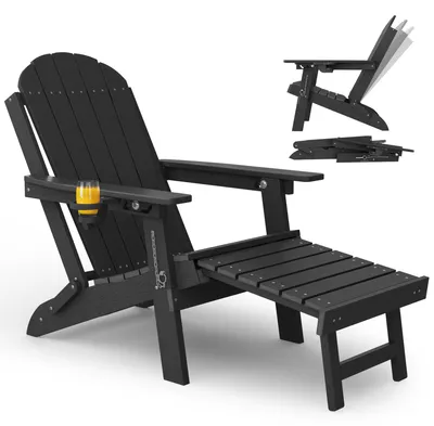 Obrázek produktu pro Skládací křeslo Adirondack do zahrady: Odolná zahradní křesla Adirondack