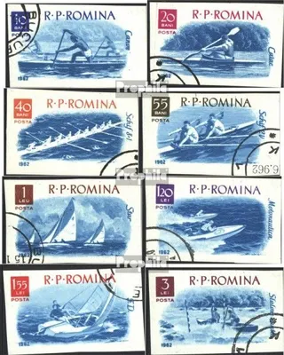 Produktbild von Briefmarken Rumänien 1962 Mi 2056-2063 (kompl.Ausg.) gestempelt Bootssport
