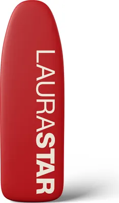 Produktbild von Laurastar Bügelbezug Mycover Rot, 127cm x 49.5cm, Haltegummi, Passend für Laurastar Bügelsysteme, Einfache Installation, Waschmaschinenfest