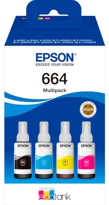 Produktbild von Epson EcoTank 4-colour Multipack T 664 T 6646