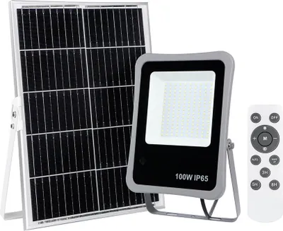 Zdjęcie produktu dla Naświetlacz solarny LED 100W BARES SLR-73142-100W Italux