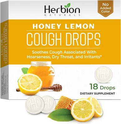 Produktbild von Herbion, Hustenbonbons Honig-Zitrone, 18 Stück