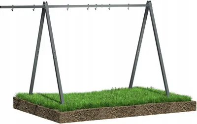 Image de Support de balançoire Balançoire pour enfants Support de hamac 3+1 Support de balançoire