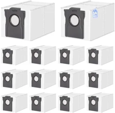 Produktbild von PromoHome® 14 Staubsaugerbeutel für Dreame L10s Ultra Gen 2, X40/X50 Ultra Complete, L40 Ultra AE, Matrix10 Ultra, Mova E30/E40 Ultra, V50