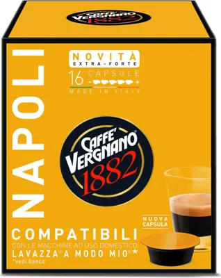 Produktbild von Caffè Vergnano 1882 Napoli | 16 Lavazza A Modo Mio® komp. Kapseln