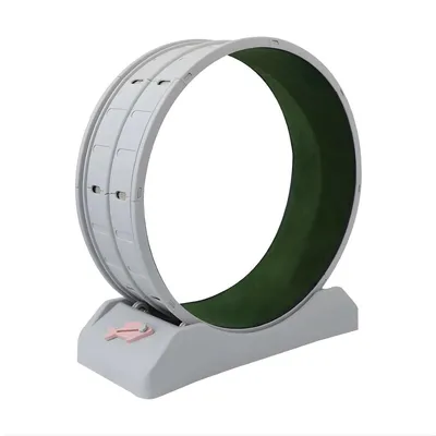 Productafbeelding van Kattenlooprad voor binnenshuis – Stil kattenloopband met krabmat – Werkt zonder elektriciteit, stabiel en veilig – Groen, 85x80x35 cm