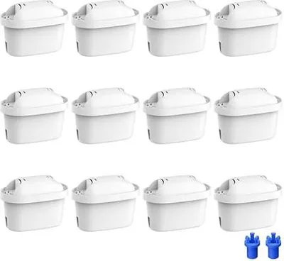 Produktbild von Waterdrop Filterkartuschen, Ersatz für Brita® Maxtra+® Plus, Maxtra Pro® All-in-1 Wasserfilter, Kompatibel mit Brita® Marella® Kanne, Reduziert PFAS, PFOA/PFOS, SÜD, NSF  (12)