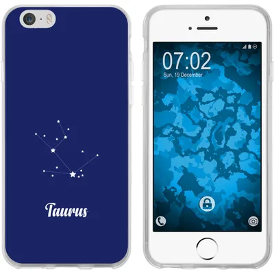 Produktbild von PhoneNatic Case kompatibel mit Apple iPhone 6 Plus / 6s Plus Silikon-Hülle SternzeichenTaurus M8