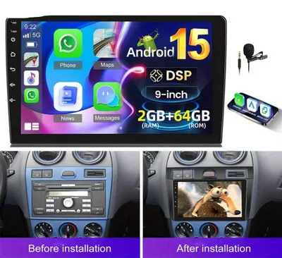Produktbild von 9-Zoll Autoradio – Autoradio mit Touchscreen – Multimediasystem – Auto-Audiosystem