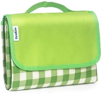 Productafbeelding van Opvouwbare picknickdeken - waterdicht en zandafstotend - 1 stuk - 200 x 200 cm