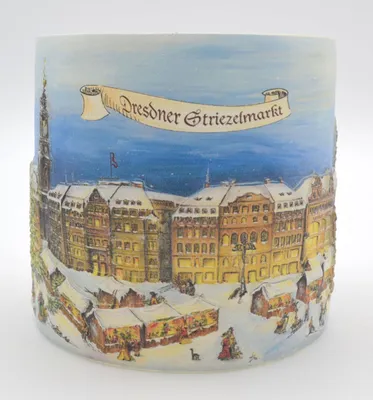 Produktbild von Lampionkerze Striezelmarkt 10x10 cm (HxD)