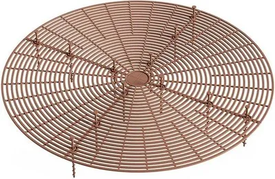Produktbild von Famanu Blumentopfschutzgitter mit tiefen Befestigungsstiften - 52 cm Durchmesser