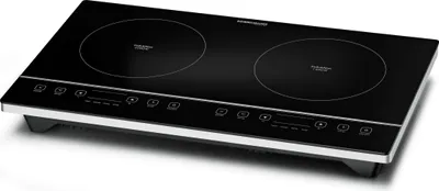 Produktbild von Doppelkochplatte CT 3405/IN Induktion, Glaskeramikkochfläche, Touch Control, 10 Leistungsstufen, 10 Temperaturstufen, 180 Minuten Zeitschaltuhr, Topferkennung, 2 Kochzonen, 34000 Watt