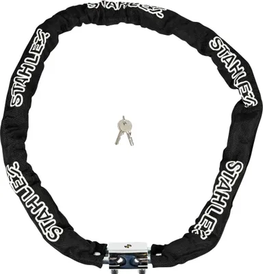 Produktbild von Fahrradschloss Kettenschloss SuperLock 399 150 cm Stahl Massivschloss schwarz