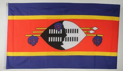 Produktbild von Flagge Fahne : Swasiland Swasilandflagge Nationalflagge Nationalfahne
