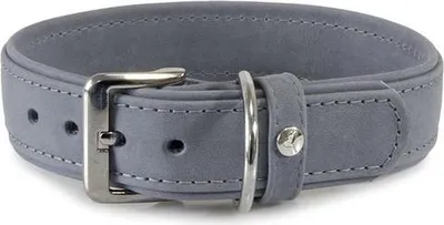 Produktbild von Das Lederband Hundehalsband Boston Granite, Länge: 60 cm
