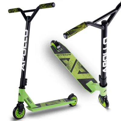 Zdjęcie produktu dla Hulajnoga wyczynowa Apollo Gravity fun kick hulajnoga dla dzieci hulajnoga wyczynowa odpowiednia również dla początkujących - zielona