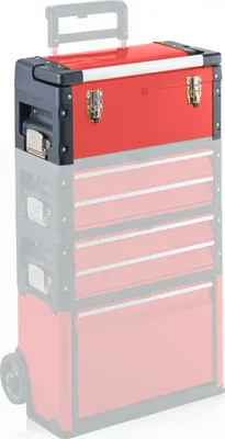 Produktbild von Werkzeugkasten, Trolley Top-Box Comfort rot