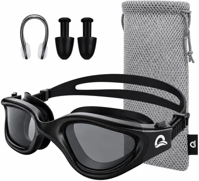 Produktbild von Schwimmbrille Erwachsene, Anti-Beschlag, Standardgröße, für klares Sichtfeld