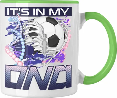 Produktbild von Trendation - Fußball Tasse Geschenk für Fussball Spieler Trainer Coach Geschenkidee Spruch (Grün)