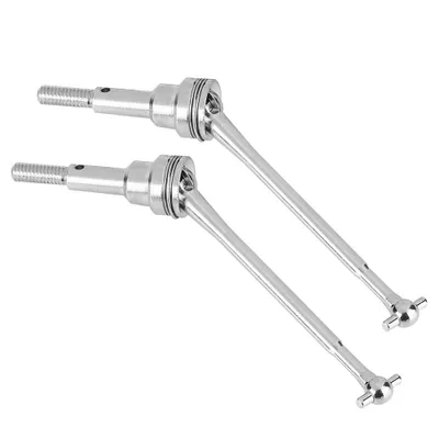 Obrázok produktu pre 2 predné hnacie hriadele pre WLtoys 1/12 12423 príslušenstvo pre autá na diaľkové ovládanie (Silver0090S)