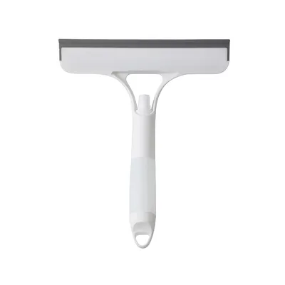 Produktbild von 3 in 1 Glaswischer,Duschabzieher mit eingebautem Sprühflaschenschwamm,Wischer, 21,5 cm Abzieher,Weiß