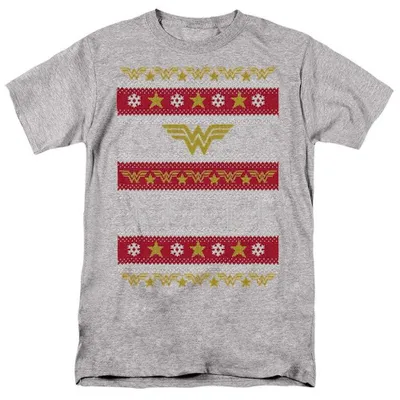Obrázok produktu pre Tričko Wonder Woman – uni, pánske/dámske, vianočný motív, model TV39958 (veľkosť L) (športový odtieň/červená)