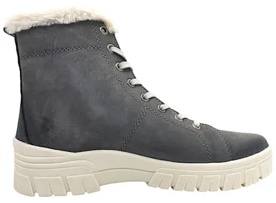 Immagine prodotto di Scarpe da trekking da donna Remonte, stivali, modello stringato, colore blu, ideali per il tempo libero