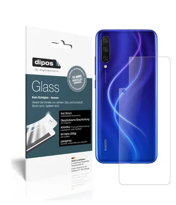 Produktbild von 1x Schutzfolie für Xiaomi Mi A3 Rückseite matt - Anti-Shock 9H Folie dipos Glass Kunststoffglas