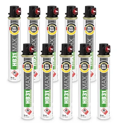 Produktbild von Ersatzkartusche für Nagler 10 St. 165mm 80ml Rot Ring HALBAU HB31