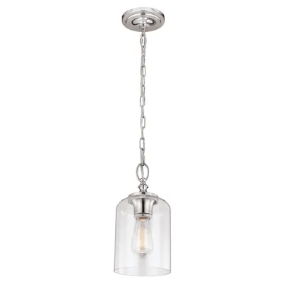 Image de Suspension Elstead Hounslow E27, nickel poli