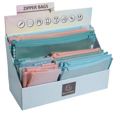 Zdjęcie produktu dla EXACOMPTA Hüllen "Chromaline Pastell" Display 36-teilig 3-fach sortiert 666430 3130632371104