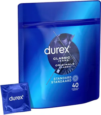 Image de Durex - Préservatifs Classic Natural - 40 pièces