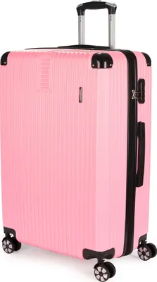 Produktbild von BRUBAKER Hartschalen Reisekoffer London - Rollkoffer mit Zahlenschloss und 4 Rollen - Trolley Koffer 49 x 76,5 x 29,5 cm, XL, Rosa
