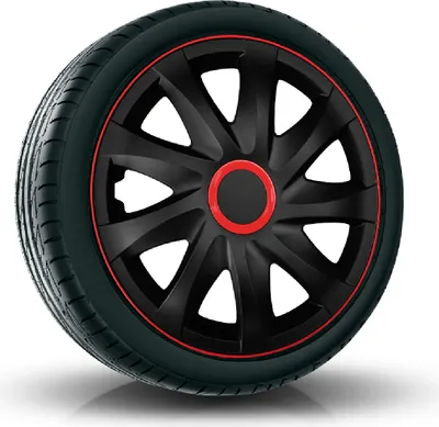 Produktbild von Radkappen Radzierblenden (4Stück) 13 Zoll schwarz KANDO Z458742