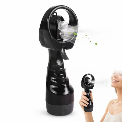 Produktbild von Handventilator mit Sprühfunktion, tragbarer Sprühventilator mit Wassernebel, Mini Misting Fan batteriebetrieben für Outdoor, Camping & Sommer Kühlung